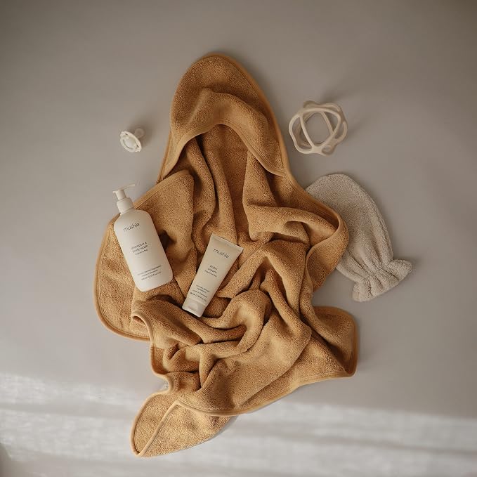 mushie Baby Hooded Towel | Organic Cotton - Image 4