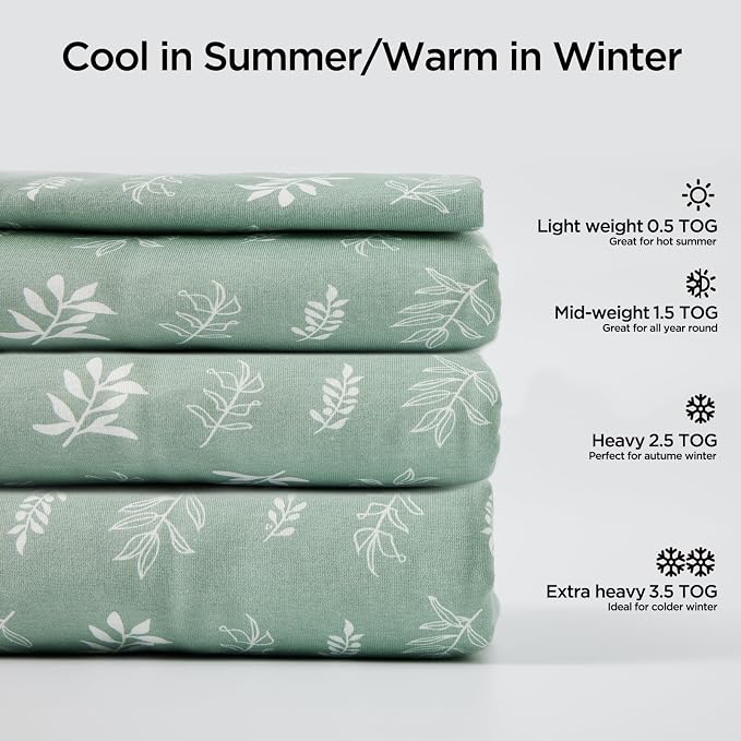 Duomiaomiao 3.5 TOG Toddler Sleep Sack 3-4T 100% Cotton Winter Side Open Zipper - Image 6