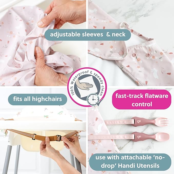 BIBaDO - Long Sleeve Baby Bibs - Babies & Toddlers 6-36 Months - Coverall Baby - Image 3