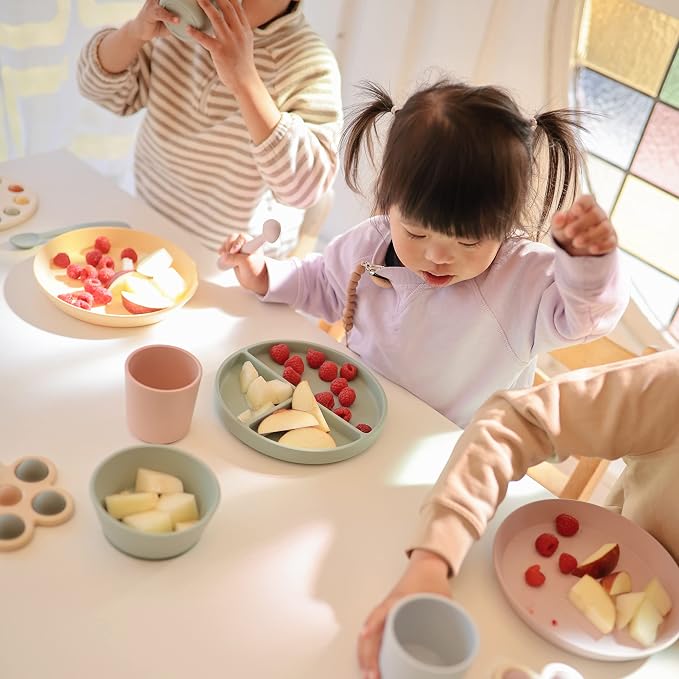 mushie Silicone Suction Bowl | BPA-Free Non-Slip Design - Image 4