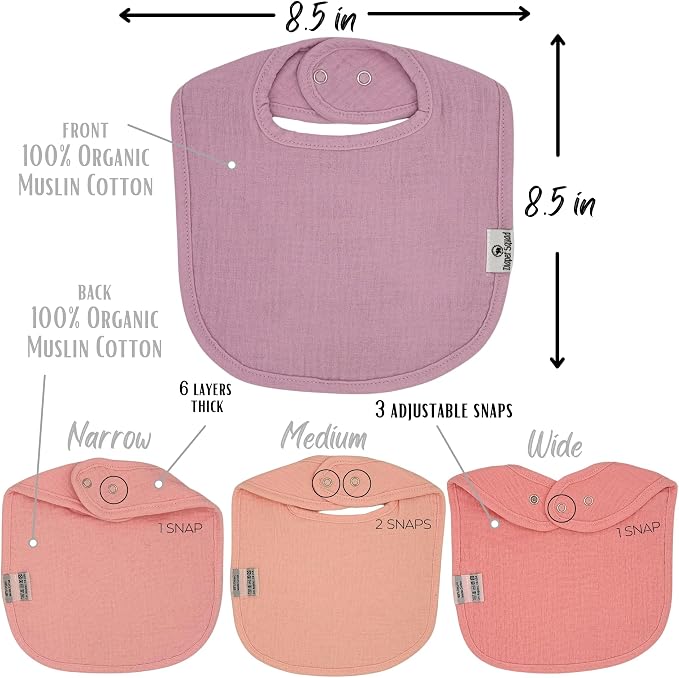 DiaperSquad's Baby Bibs for Drooling and Teething, Bibs for Boys, Baby Girl - Image 4