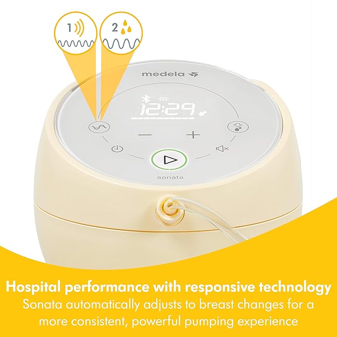 Medela Sonata Smart Breast Pump, Hospital Performance Double Electric Breastpump - Image 2