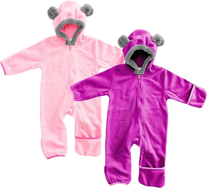 Cuddle Club Fleece Baby Bunting Bodysuit by CuddleClub