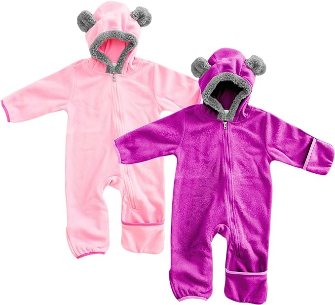 Cuddle Club Fleece Baby Bunting Bodysuit by CuddleClub