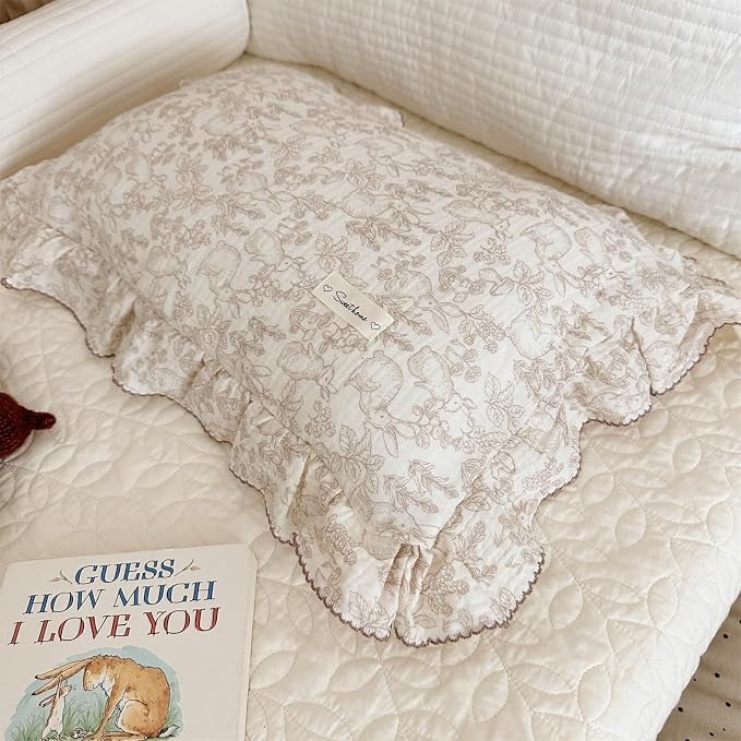 AOJIM Cute Muslin Kids Pillowcase - Image 2