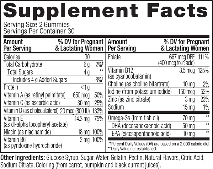 OLLY Prenatal Multivitamin Gummy, Supports Healthy Growth and Brain Development - Image 10