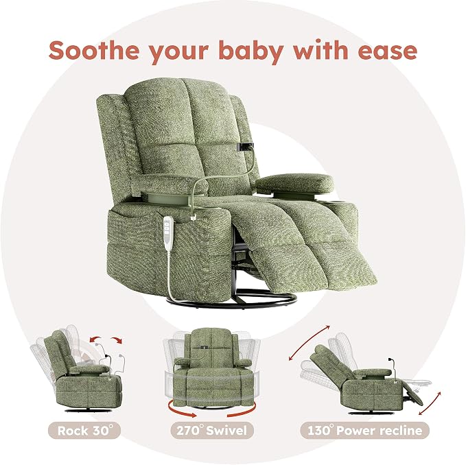 MAMAZING Oversized Rocking Chair Nursery - Image 6