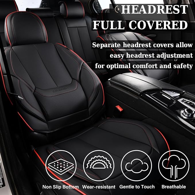 Coverado Car Seat Covers Full Set, Seat Covers - Image 5