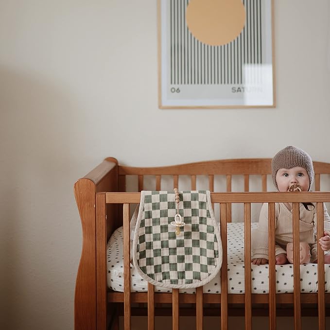 mushie Muslin Baby Burp Cloths | 100% Organic Cotton - Image 5