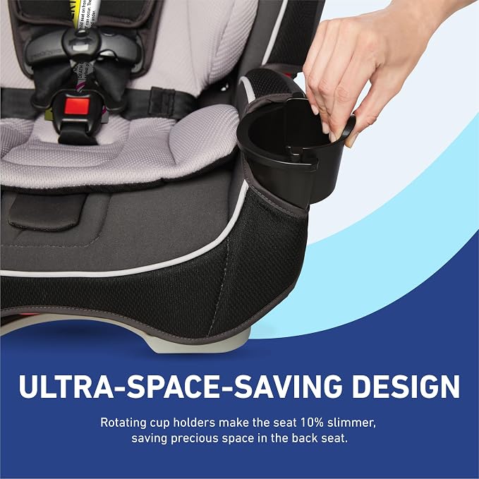 Graco SlimFit 3-in-1 Convertible Car Seat, Ultra-Space-Saving Design, Suitable - Image 9