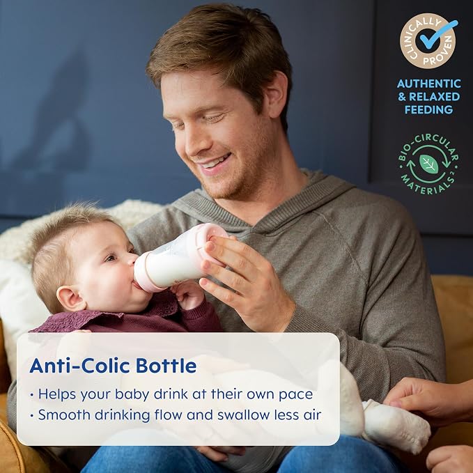 MAM 9oz Easy Start Anti-Colic Baby Bottles, Medium Flow, Breastfeeding-Like - Image 3