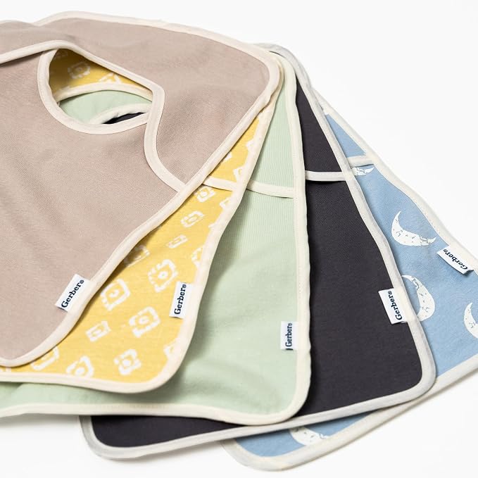 Gerber Unisex Baby Lap Shoulder Bibs - Image 3