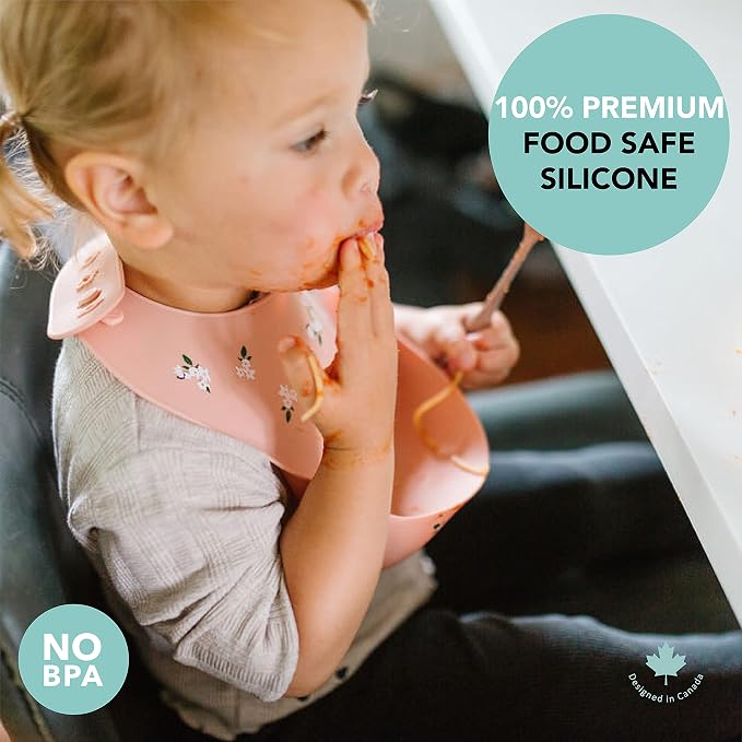 Loulou Lollipop Soft, Waterproof Silicone Feeding Bib - Image 5