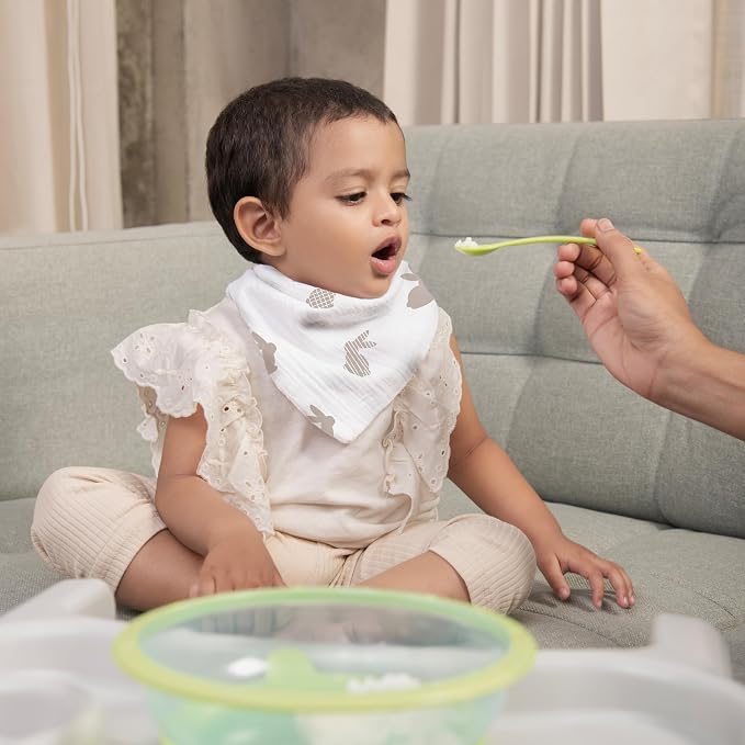 Muslin Baby bibs for drooling and teething, 100% cotton, Bibs for baby girl - Image 8