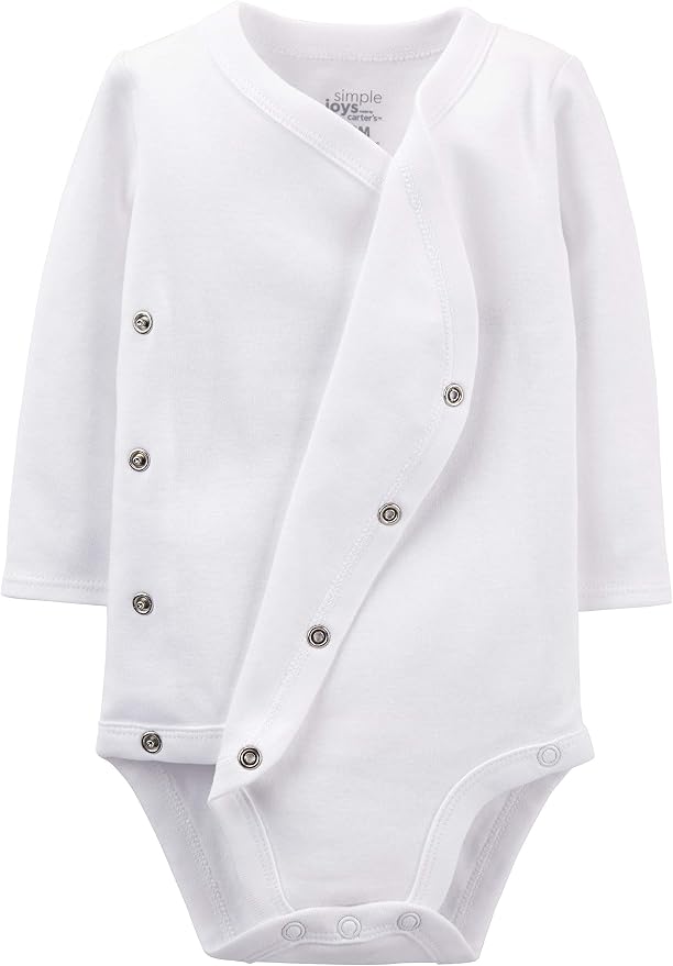 Simple Joys by Carter's unisex-baby 4-pack Side Snap Bodysuit - Image 2