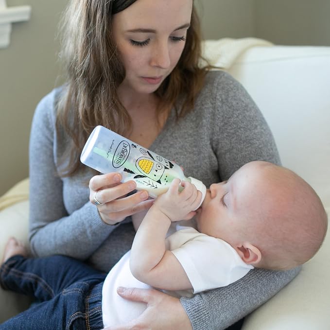 Dr. Brown's Natural Flow Anti-Colic Options+ Narrow Baby Bottle, Bear & Owl - Image 10
