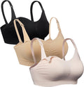 iloveSIA Nursing Bras for Mom Breastfeeding, Seamless Supportive Sleep Bra for by iloveSIA