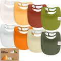 8-Pack Organic Baby Bibs for Boys, Girls by KeaBabies
