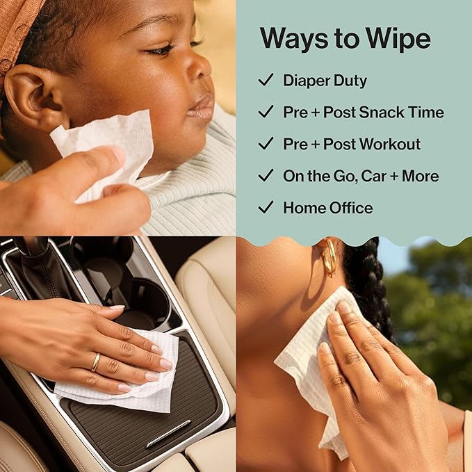 The Honest Company Clean Conscious Multi-Use Wipes, Unscented Hypoallergenic - Image 9