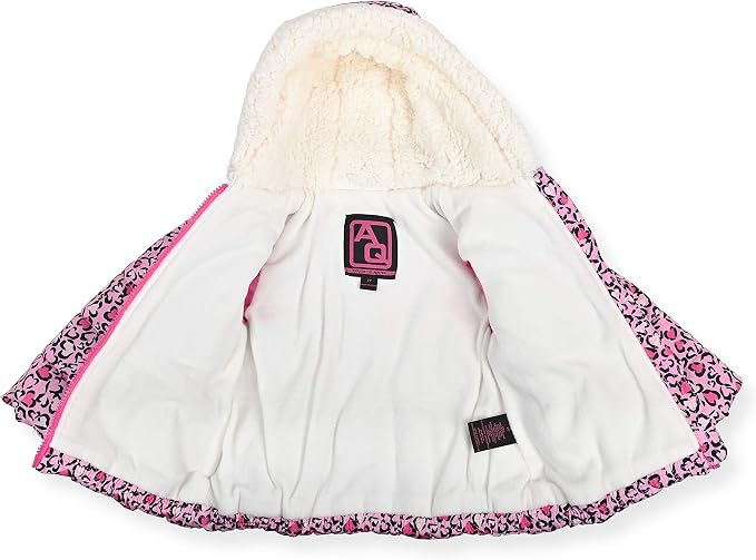 Arctic Quest Little Girls Bib Snow Pants and Ski Jacket Water-Resistant Snowsuit - Image 4