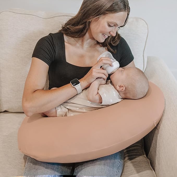 Konssy 2 Pack Nursing Pillow Covers, Stretchy and Soft Nursing Cover - Image 2