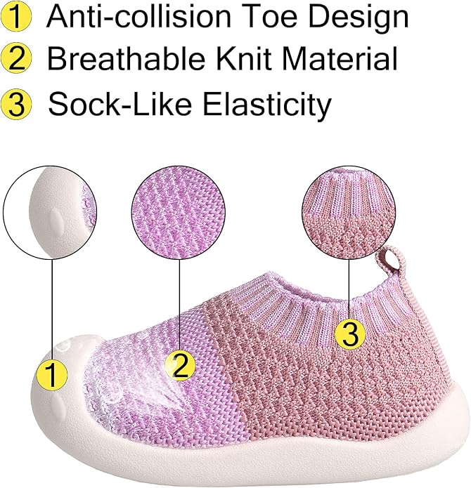 Baby First-Walking Shoes 1-4 Years Kid Shoes Trainers Toddler Infant Boys Girls - Image 2