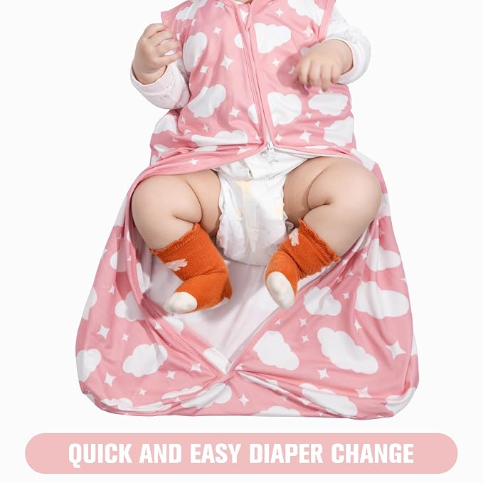 Baby Sleep Sack 12-18 Months Baby Wearable Blanket 100% Rayon Cotton 2-Way - Image 3