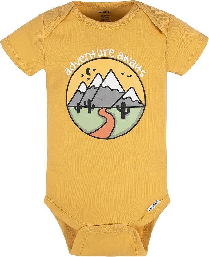 Gerber unisex-baby 8-pack Short Sleeve Onesies Bodysuits - Image 3