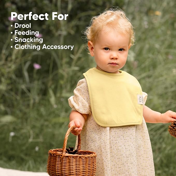 KeaBabies 8-Pack Organic Baby Bibs - Image 8