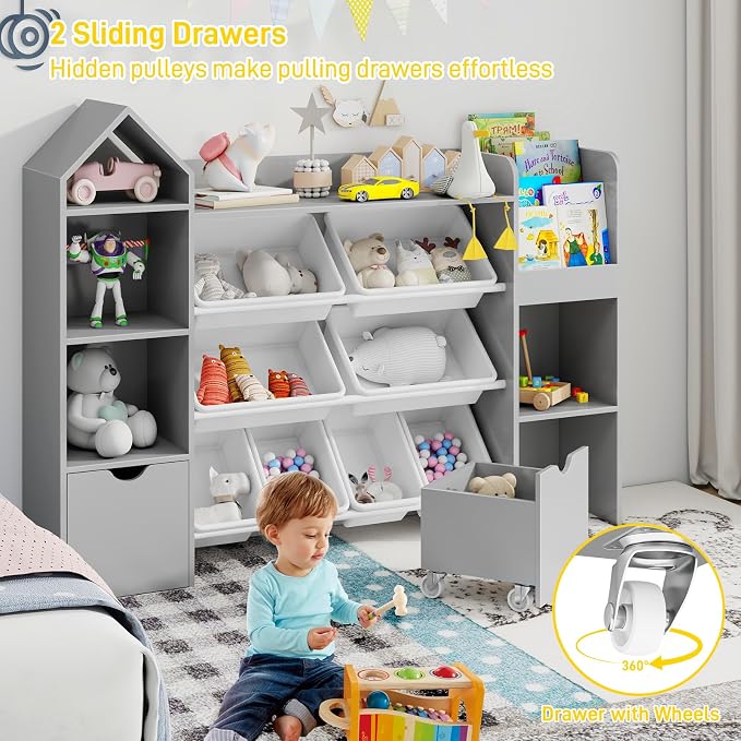 Vabches Kids Toy Organizer - Image 5
