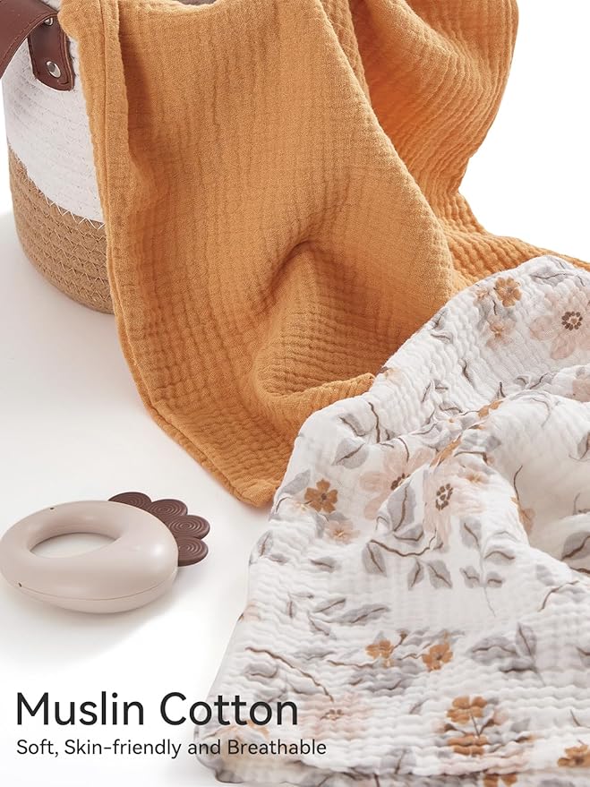 TILLYOU Muslin Toddler Pillowcase 2 Pack, 13x18 Soft Travel Cotton Pillow Case - Image 3