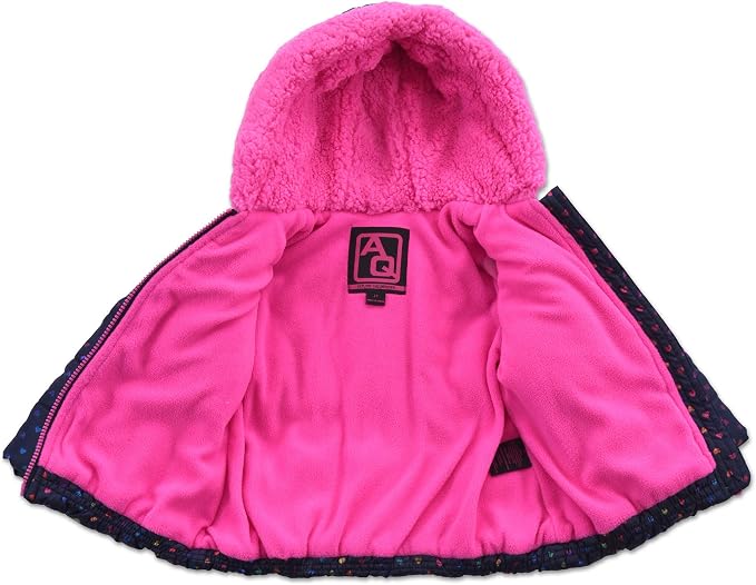 Arctic Quest Little Girls Bib Snow Pants and Ski Jacket Water-Resistant Snowsuit - Image 6