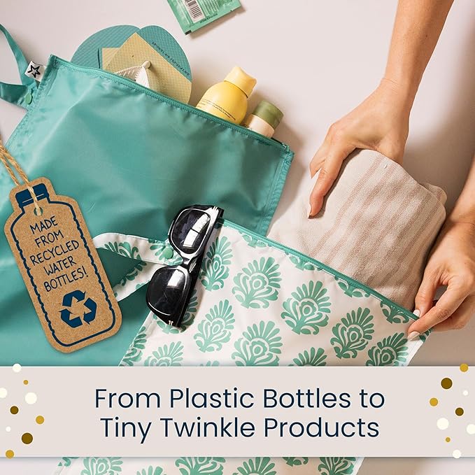 Tiny Twinkle Wet Dry Bag – 2 Pack Reusable Waterproof & Mess Proof Wet Bags - Image 8