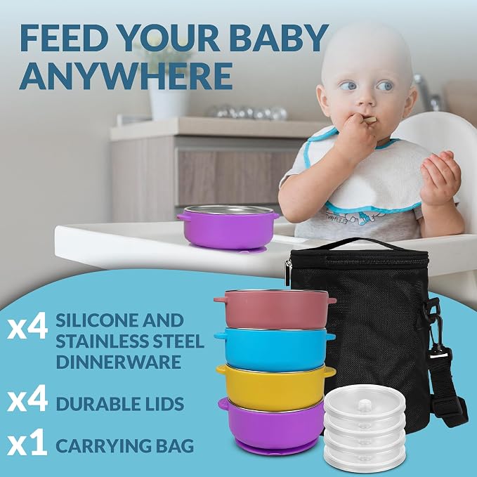 Stainless Steel Toddler Bowls - Image 6