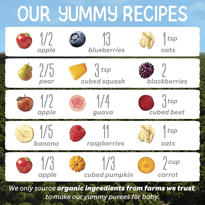 Happy Baby Organics Stage 2 Baby Food Pouches, Gluten Free, Vegan & Healthy - Image 3