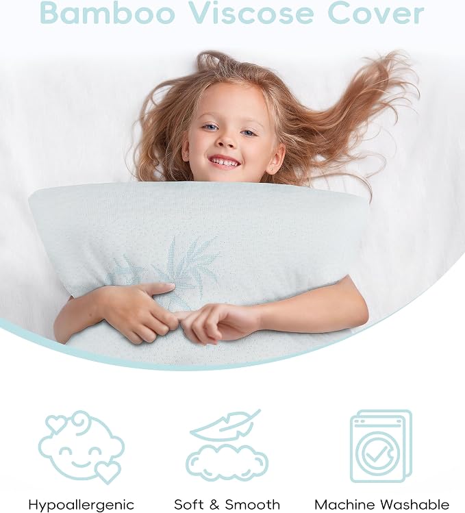 Toddler Pillow, Adjustable Memory Foam Small/Mini Pillow - Image 5