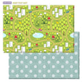 Baby Care Play Mat) 82'' x 55'' Original One-Piece Reversible Rollable by Baby+Care+Play+Mat