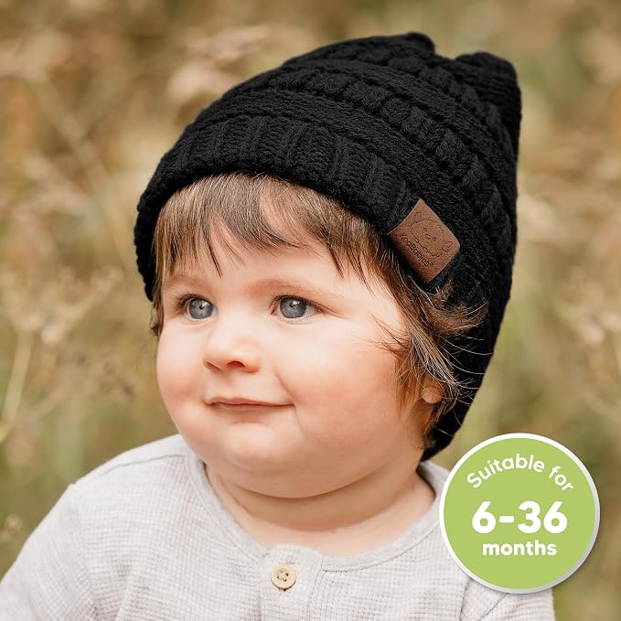 3-Pack Baby Beanies for Boys, Girls - Image 2