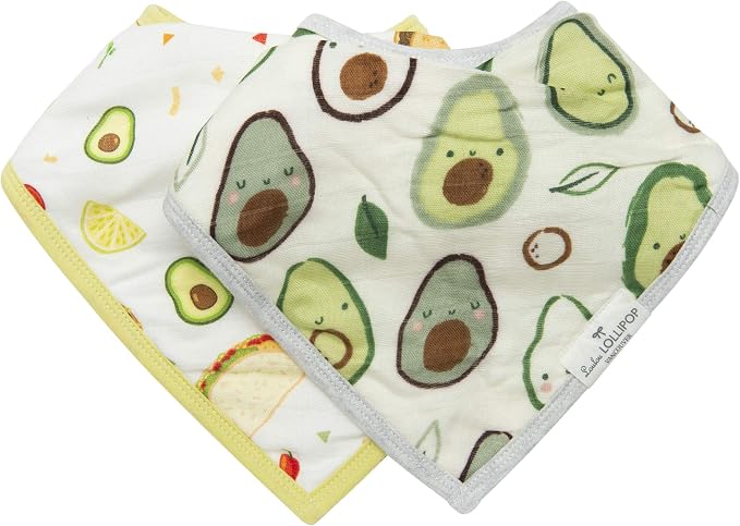 Loulou Lollipop Muslin Bandana Bib Drool Bib Set by LoulouLollipop
