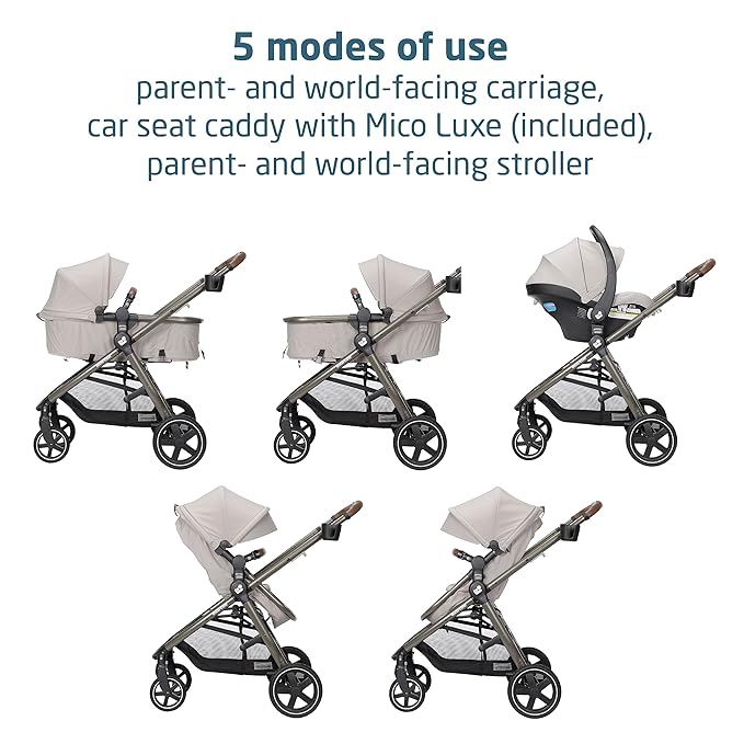 Maxi-Cosi Zelia™ Luxe 5-in-1 Modular Travel System - Image 3
