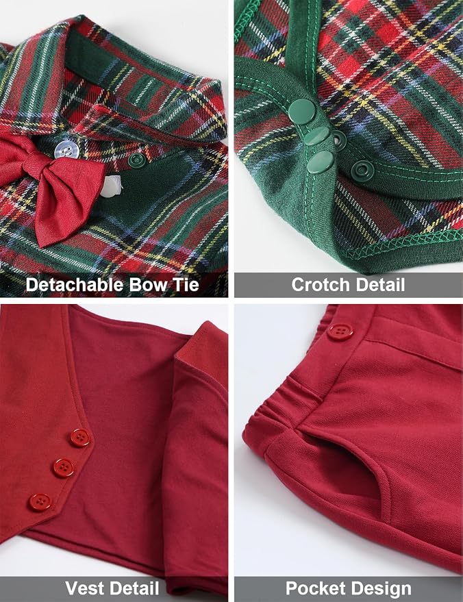 A&J DESIGN Baby Boy Suits Clothes Infant Toddler Formal Gentleman Outfits - Image 4
