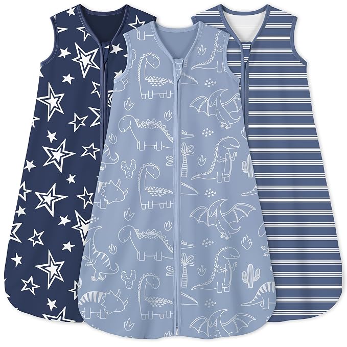 Yoofoss Baby Sleep Sack 0-6 Months 0.5 Tog Wearable Blanket by YOOFOSS