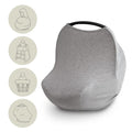 mushie Baby Car Seat Canopy Cover | Breathable & Stretchy Multi Use Cover by mushie