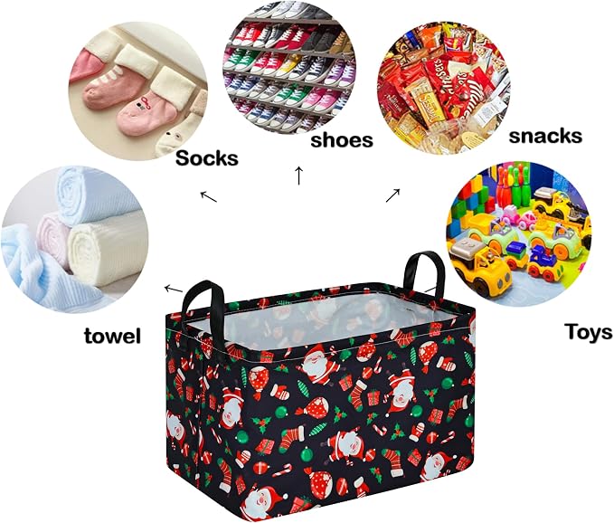 Rectangle Kids Gift Storage Basket Shelf Storage Basket Organizer Box Clothes - Image 6