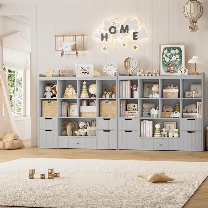 HORSTORS 48" W Kids Toy Storage Organizer, Large Toy Storage Chest - Image 4