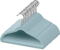 50 Pack Premium Baby Velvet Hangers by TECHZOO