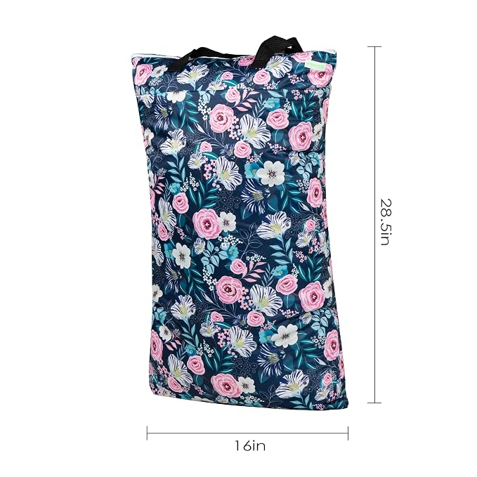 wegreeco Reusable Hanging Wet Dry Cloth Diaper Bag - Image 2
