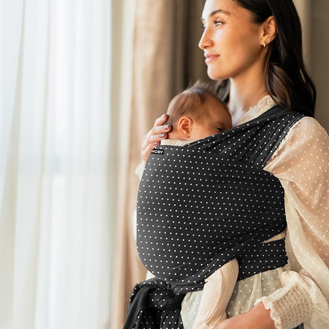 Moby Baby Wrap Carrier Classic for Newborns to Toddlers, Infant Sling Carrier - Image 4