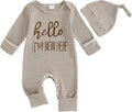 Fernvia Newborn Baby Boy Clothes Letters Print Bodysuit 3 6 9 12 18 Months Long by Fernvia