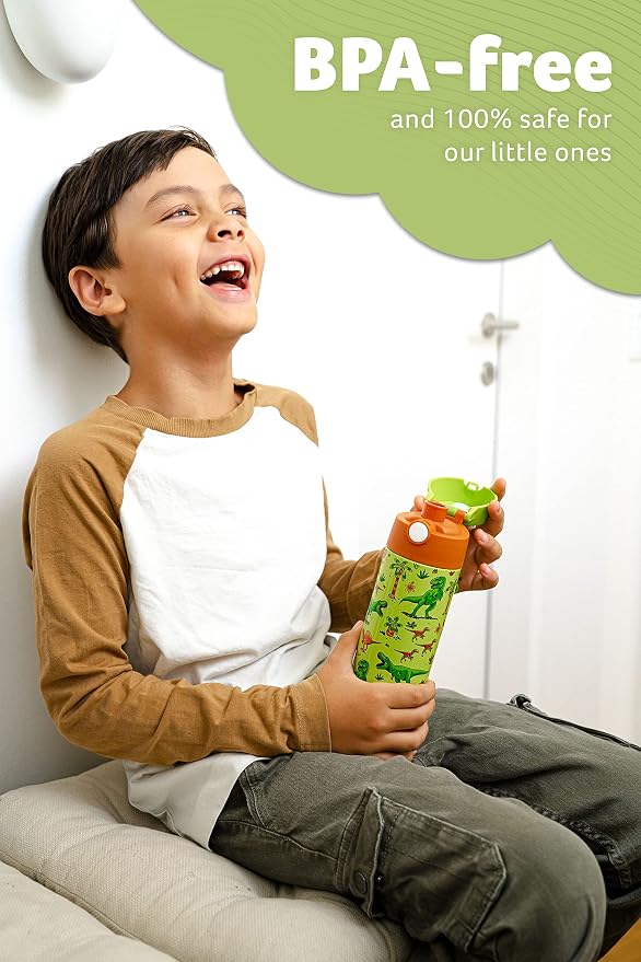 Jarlson® Mali Children's Water Bottle, Thermal Stainless Steel Water Bottle - Image 3